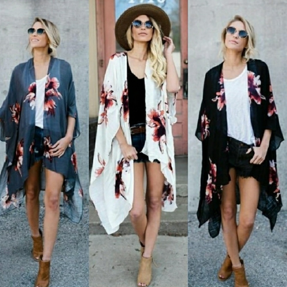 Stunning floral kimono - Picture 3 of 3